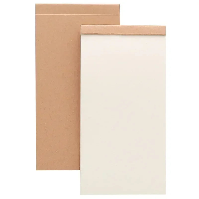 50 Pages Memo Pad Sticky Note Kraft Paper Writing Pads Notepads Portable Daily Planner Schedule Book To Do List School