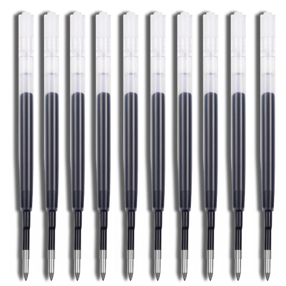 10pcs G2 Gel Ink Cartridges Gel Pen Refill 0.5mm 0.7mm Replacement G2 European Standard Office Supplies